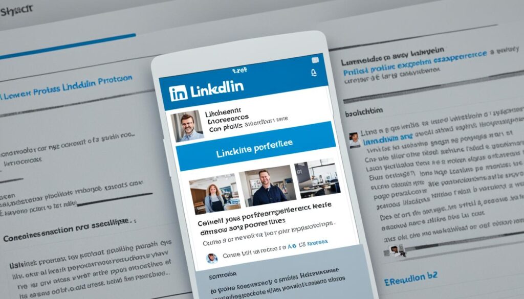 linkedin profile media showcase