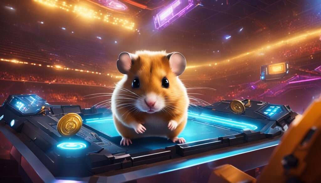 Virtual hamster in-game battles